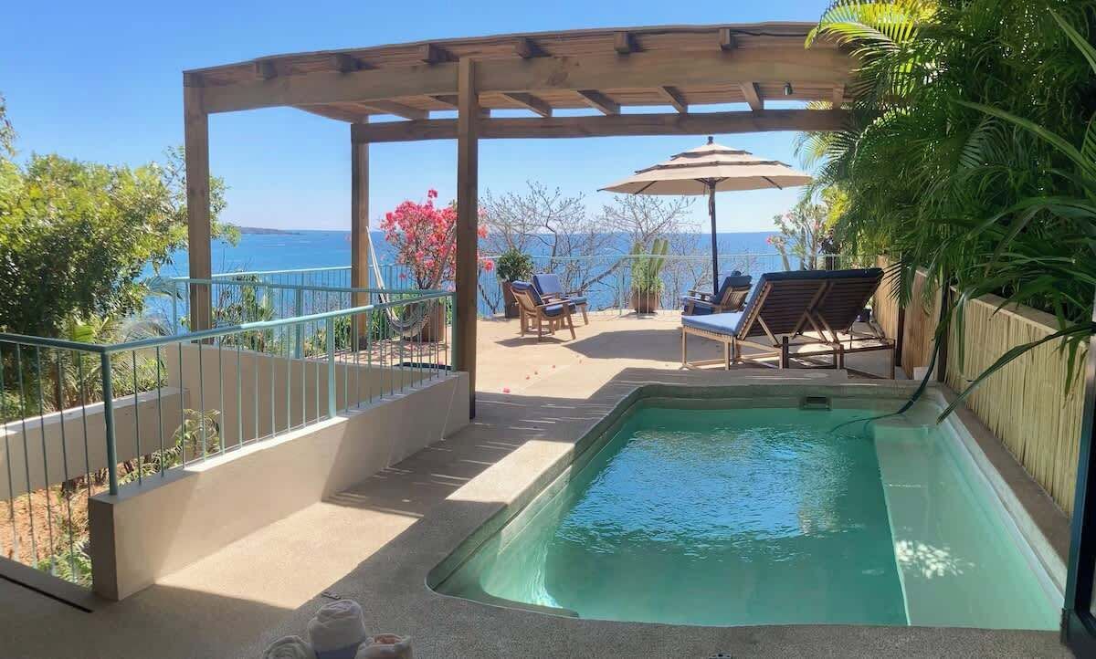 To keep everything looking pristine the friendly pool man and gardener come twice each week to do their magic.  