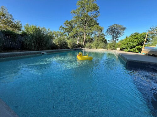 Charming Bungalow On Main St & the Swamp Rabbit Trail with Private Pool