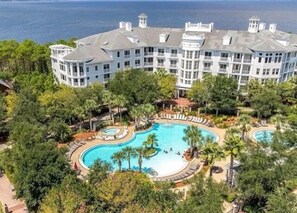 Exterior - "Bay Side" #5703 - Studio, Sleeps 4-Bay View (Miramar Beach)