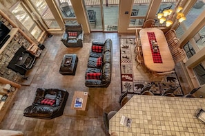 Interior - Cabin w/Hot Tub & Fire Pit, Off Hike & Bike Trails, Large Gated & Covered Decks (Angel Fire)