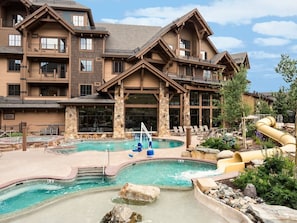 Indoor pool, outdoor pool