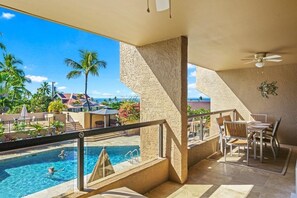 Condo, 1 King Bed with Sofa bed (Kona Pacific A206) | Balcony - Kona Pacific A206 (Kailua-Kona)