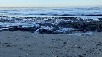 Vlak bij het strand, wit zand