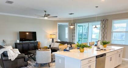 Warm weather year round in brand new coach home with optional golf