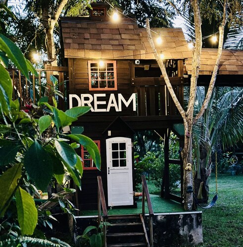 Cottage / House with Pool in the mayan jungle & tree house- 2 miles from beach.