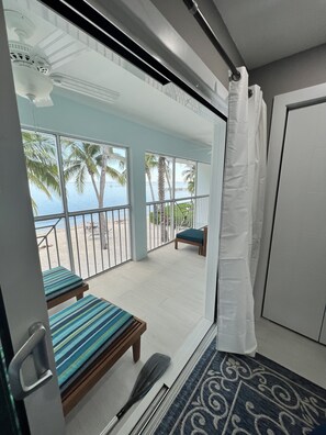 Blick von der Unterkunft