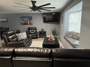 TV connectée, cheminée