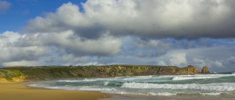 Vlak bij het strand, strandlakens