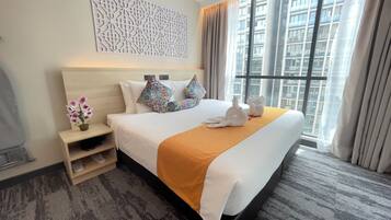 Bong Soo Superior Twin Combined | Memory foam beds, minibar, in-room safe, iron/ironing board