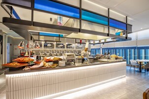 Daily buffet breakfast for a fee