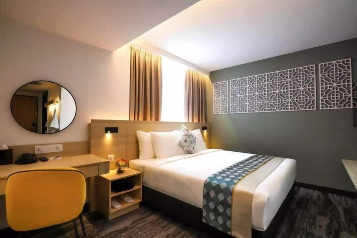 1 chambre, matelas mémoire de forme, minibar