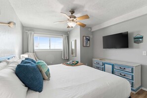 1 bedroom, travel crib, WiFi, bed sheets