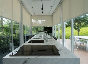 Duplex Suite @ Garden Pod | Private kitchen | Mini-fridge, microwave, stovetop, electric kettle