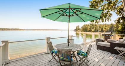 Updated home on the water with 2 decks, amazing views, & amenities to enjoy