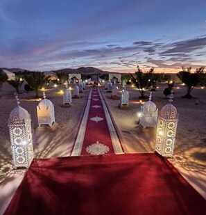 Espace banquet en plein air