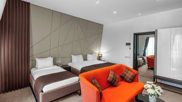 Standard Triple Room | Premium bedding, minibar, in-room safe, individually decorated