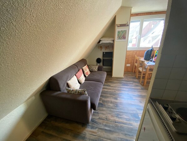 TV - Cozy studio for 3, 200m from slopes, Le Pleynet (Le Pleynet)