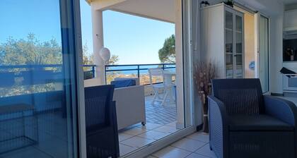 Apartment 6 people, 20 m2 terrace, swimming pool, 5 min from the beach, wifi