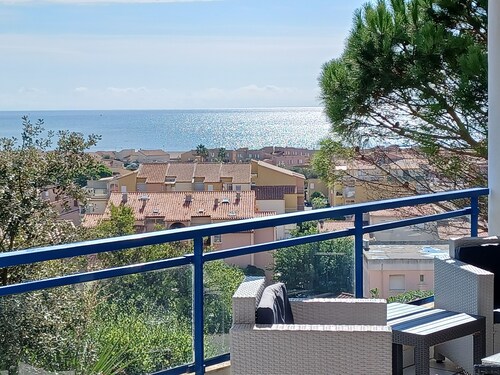 Apartment 6 people, 20 m2 terrace, swimming pool, 5 min from the beach, wifi