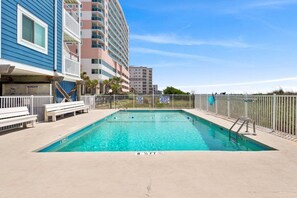 Pool - Oceanfront 2BR • Balcony Views  & Oceanside Pool • Dog Friendly • A Summer Place B8 (North Myrtle Beach)
