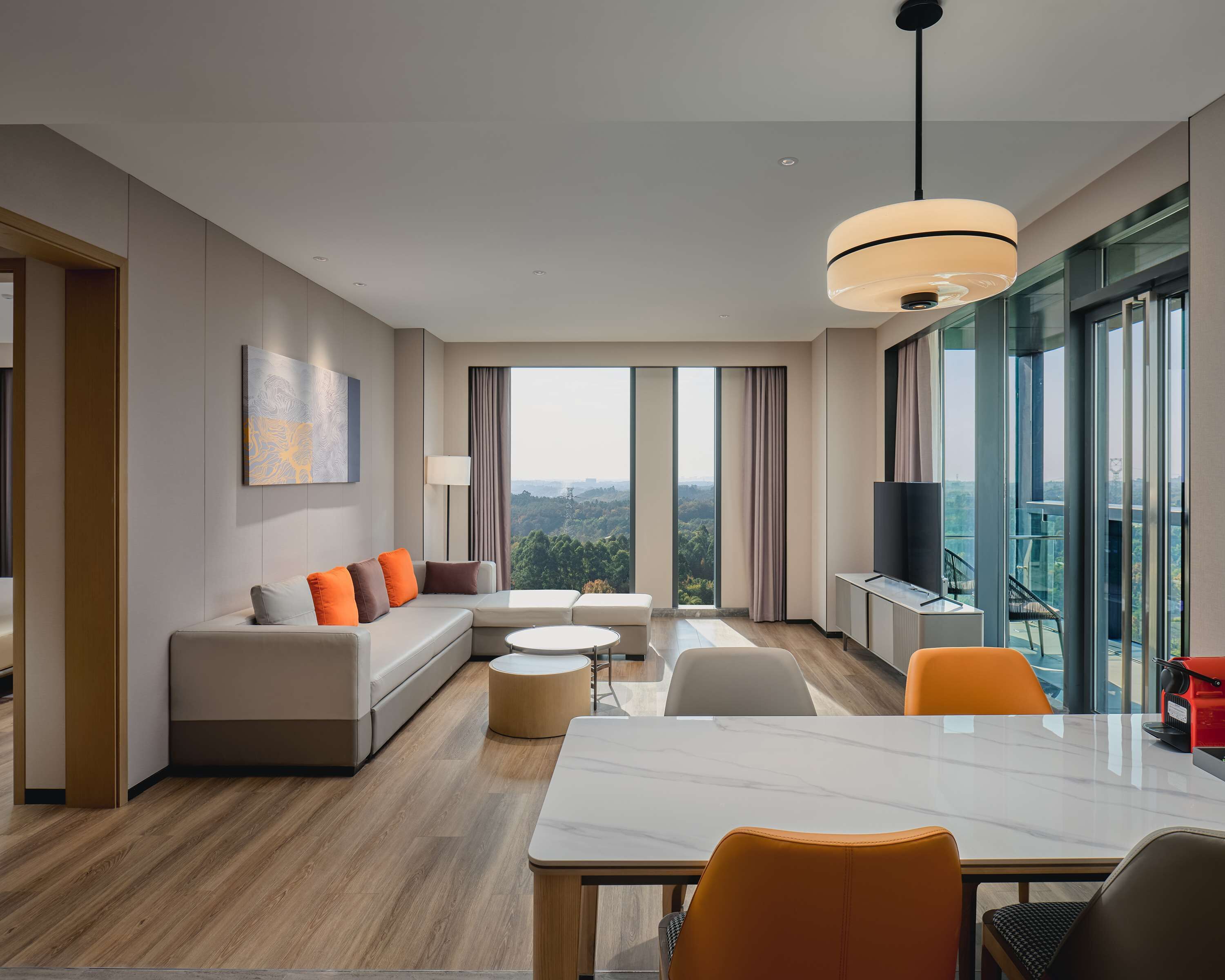 apartment, 1 bedroom, park view | in-room safe, blackout curtains, iron/ironing board