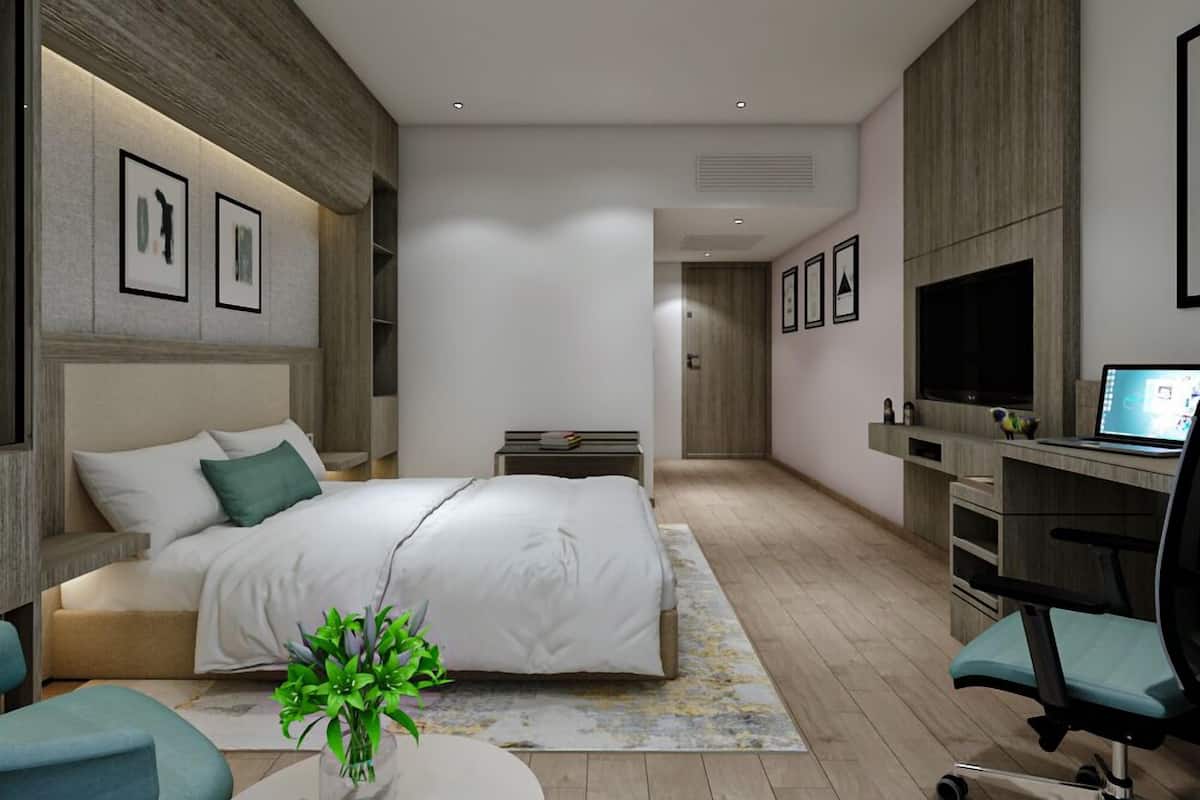 Ropa de cama de alta calidad, minibar y escritorio