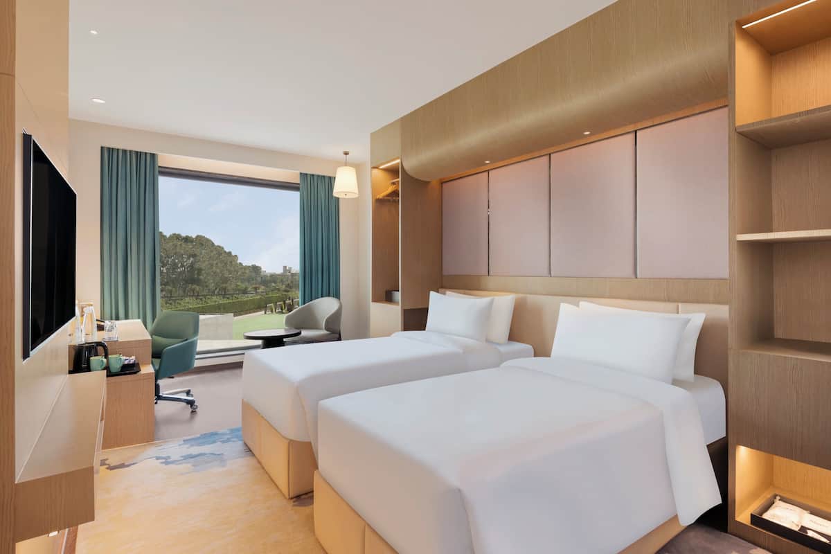 Quarto standard, 2 camas de solteiro | Roupas de cama premium, frigobar, escrivaninha