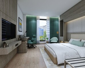 Literie de qualité supérieure, minibar, bureau