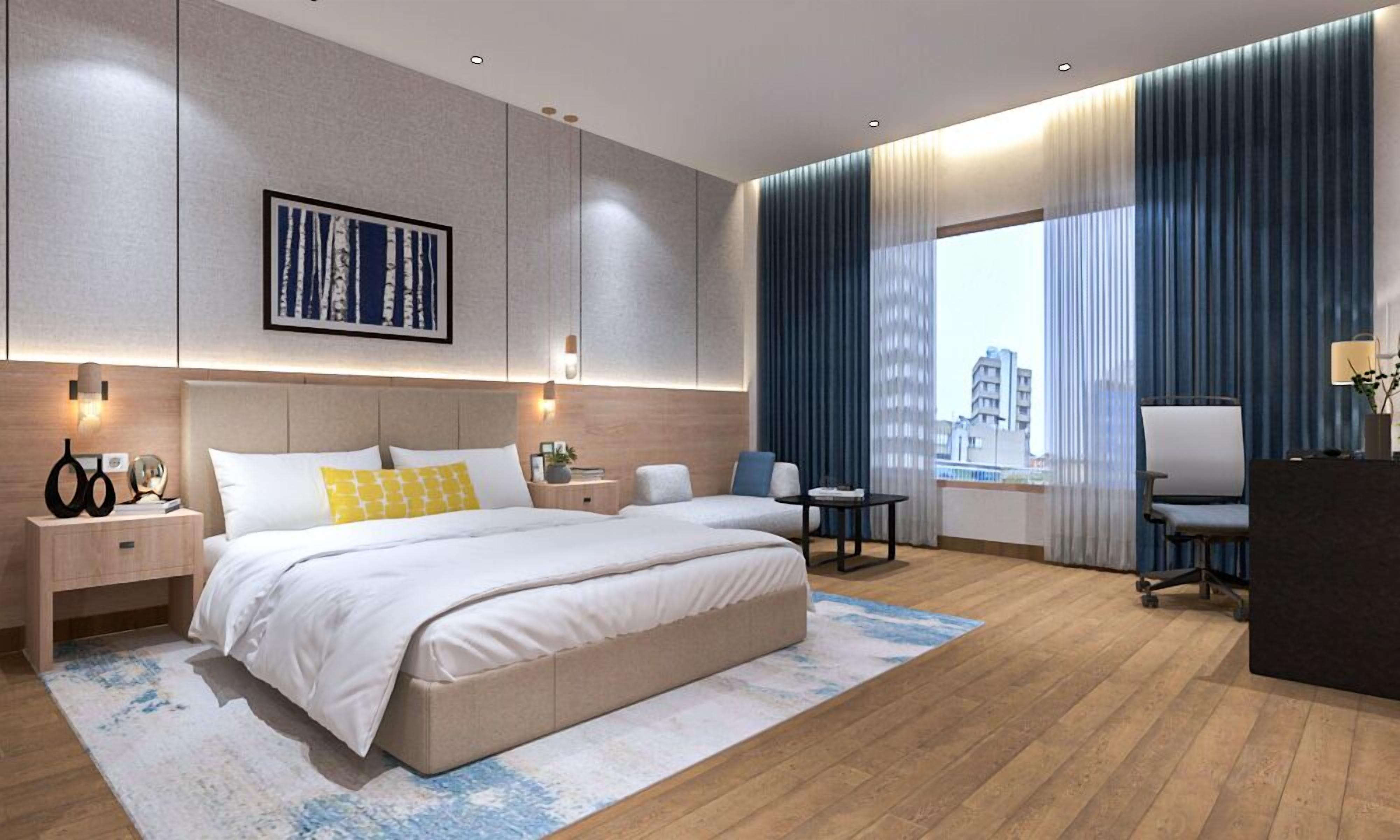 Ropa de cama de alta calidad, minibar y escritorio 