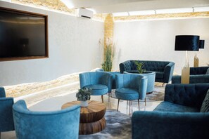 Sitteområde i lobbyen