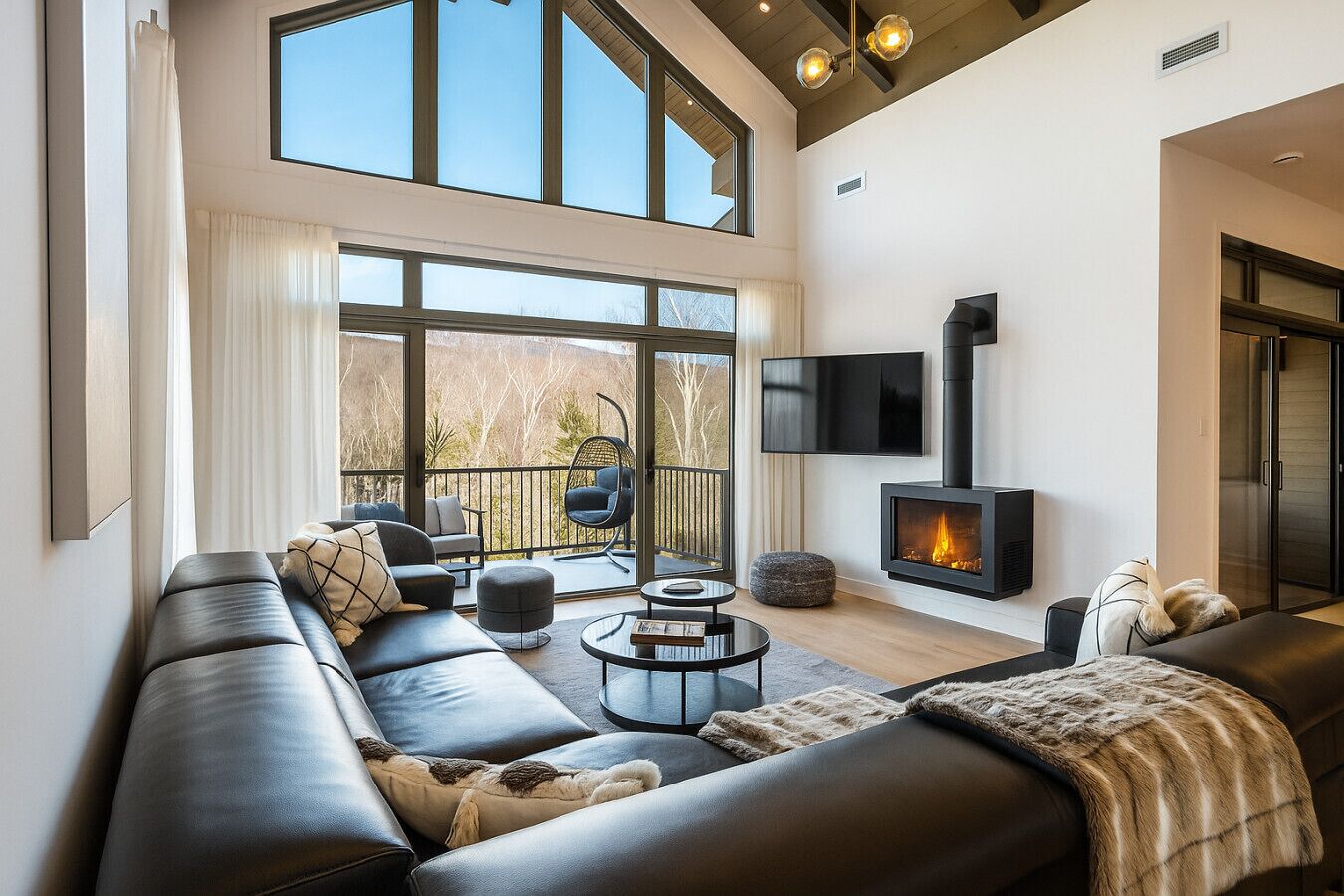 Smart-TV, peis og stereoanlegg