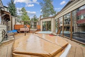 Terrace/patio - Park Place 302C: Great Location-Walk to Town! (Breckenridge)
