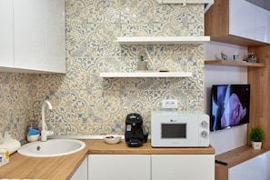 Habitació familiar | Cuina privada | Frigorífic gran i placa de cuina