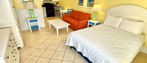 1 bedroom, internet, bed sheets