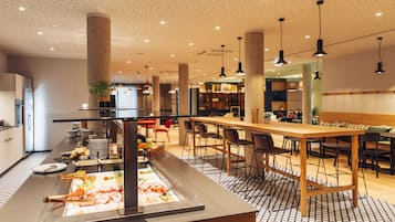 Daily buffet breakfast (EUR 18 per person)