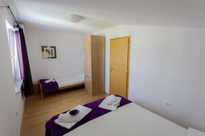 2 habitaciones, acceso a internet y ropa de cama 