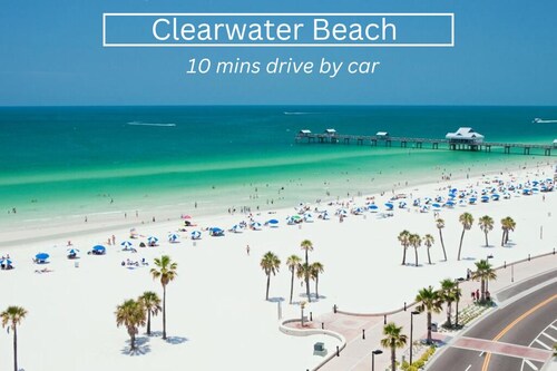 Clearwtr10min2beach&2min2 Dunedindwtn/king bed