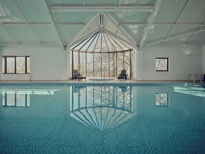 Indoor pool, seasonal outdoor pool