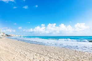 On the beach