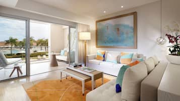 Premium bedding, pillow-top beds, minibar, in-room safe