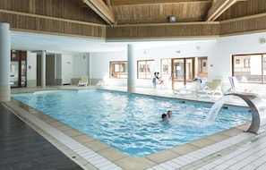 Indoor pool, a heated pool