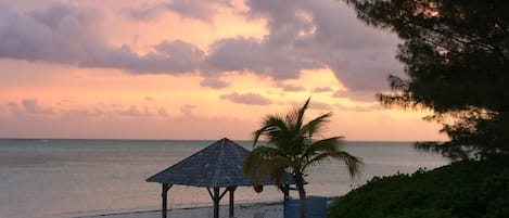 Vue sur la plage/l’océan