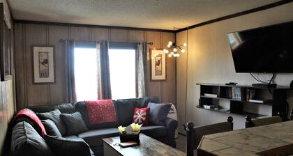 Slopeside ski in/out 1 bedroom condo with parking on site!