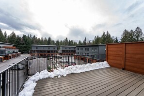 Blick von der Unterkunft