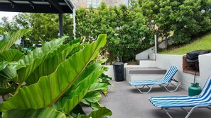 Terrace/patio - 1 Bedroom APT 2, Oceanview + Pool, Near Beach  | @ Paradise Point Barbados (Oistins)