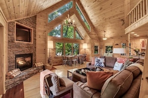 Smart TV, fireplace, offices