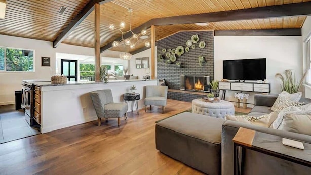 Unclassified image, 1 of 74, button - Lion Lodge! Game Room, Hot Tub w/ Fire pit (Colorado Springs)
