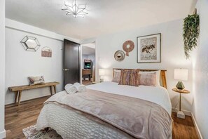 5 bedrooms, iron/ironing board, travel cot, WiFi