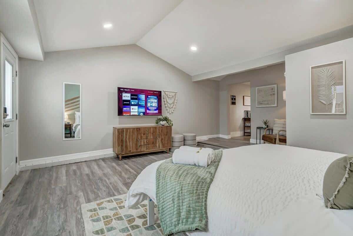 1 室のベッドルーム、アイロン / アイロン台、旅行用ベビーベッド、WiFi