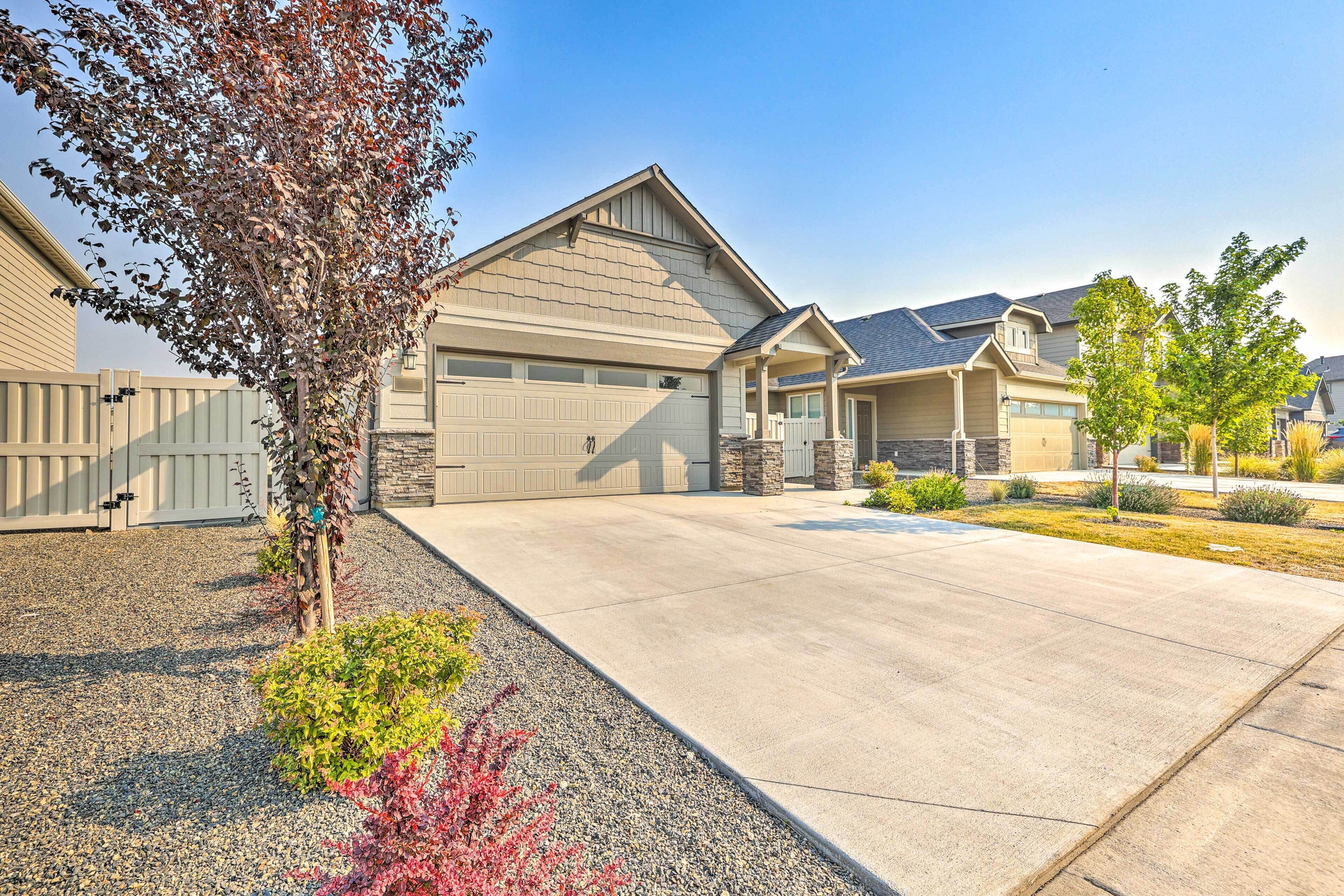Prismatic Boise Retreat w/ Fenced Backyard!